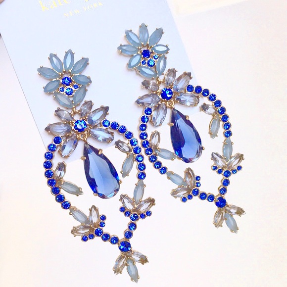 ๐HP๐KATE SPADE Flora Statement Earrings - Picture 3 of 8